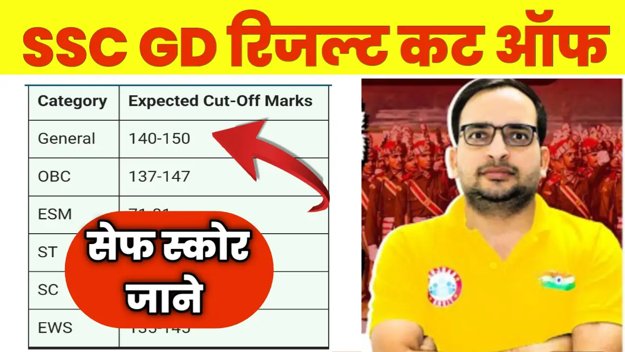 SSC GD Result Cut OFF Safe Score